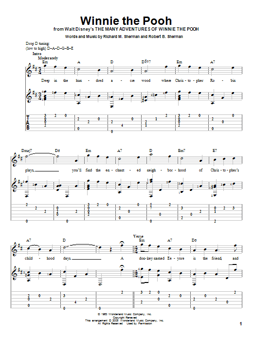 Produktbild zu: Winnie The Pooh (from The Many Adventures Of Winnie The Pooh)