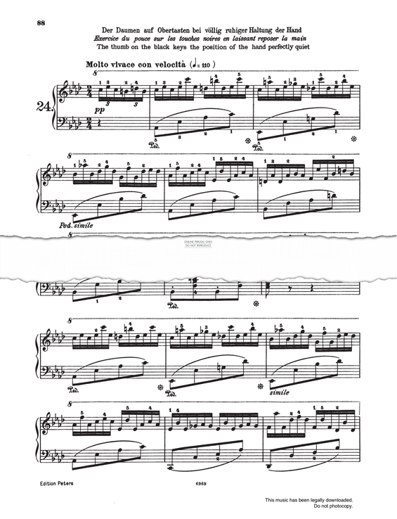 Product picture to: Molto Vivace Con Velocità Study (Op. 740, No.24)