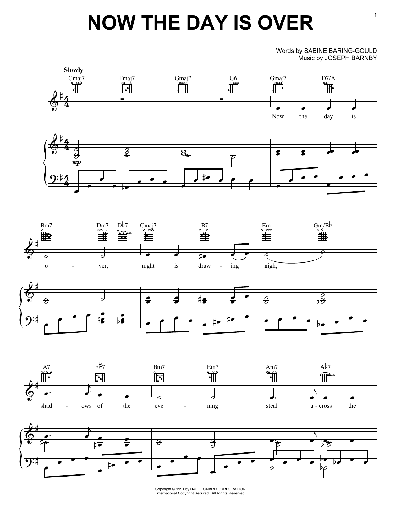 Produktgalerie: Seite 1 von 1 Now The Day Is Over, Sabine Baring-Gould, Gesang, Gitarre, Klavier