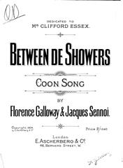 cover: Between De Showers, Florence Galloway