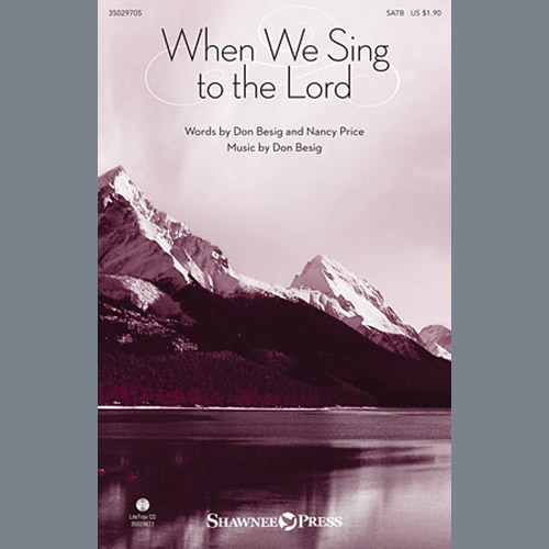 cover: When We Sing To The Lord, Don Besig