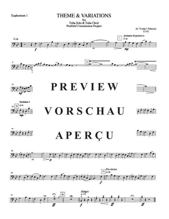 Product gallery: Page 13 of 16 Theme and Variations , , (Tuba Quartett EETT + Tuba Solo)