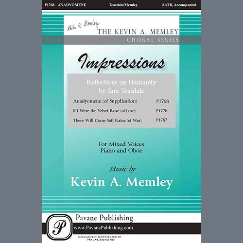 cover: Anadyomene, Kevin A. Memley