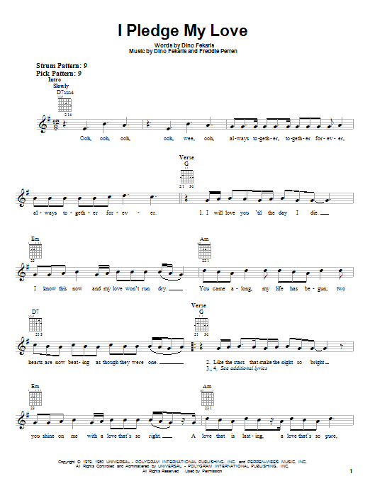 Produktbild zu: I Pledge My Love