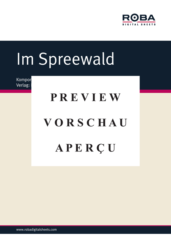 Produktgalerie: Seite 2 von 3 Im Spreewald , , Akkordeon Solo