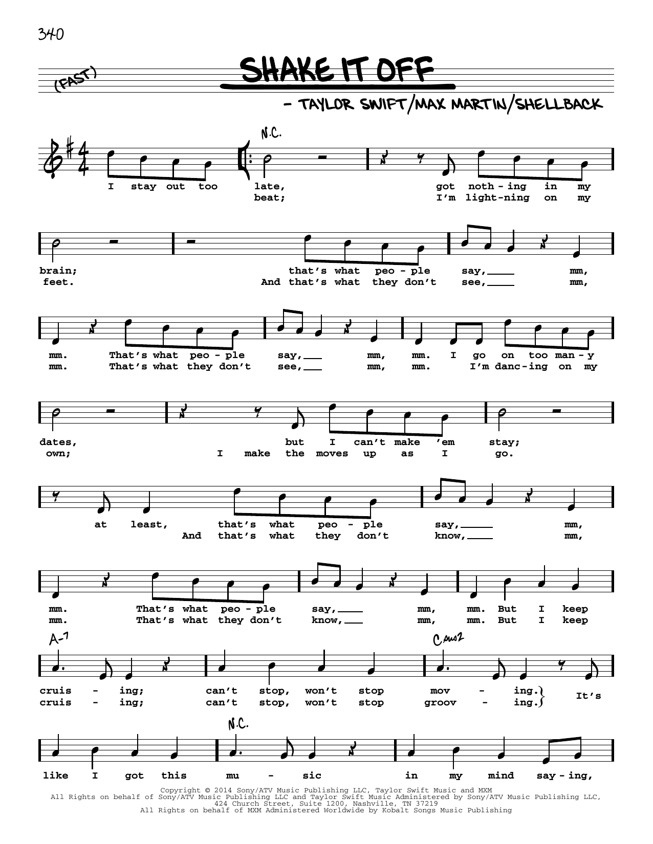 Produktbild zu: Shake It Off