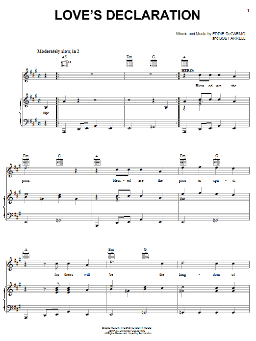 Produktbild zu: Love's Declaration