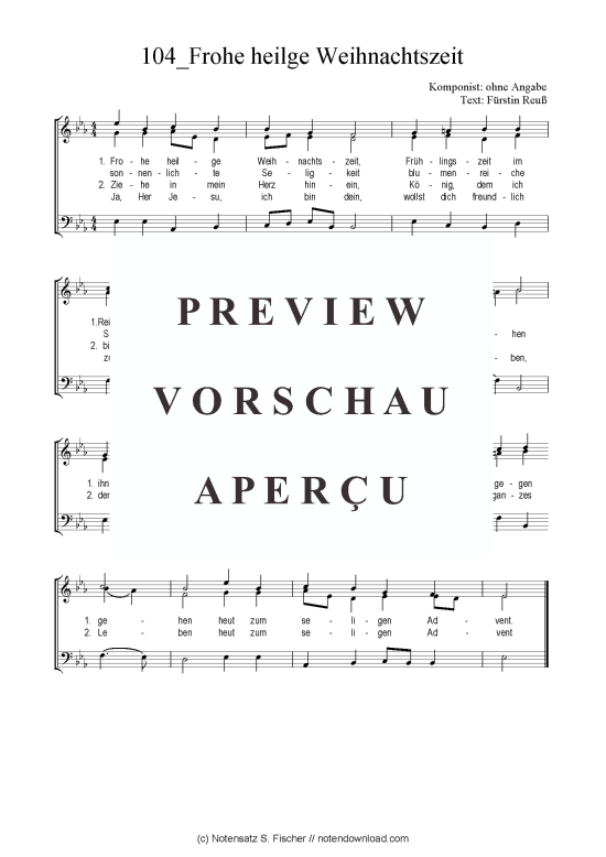 Frohe heilge Weihnachtszeit 