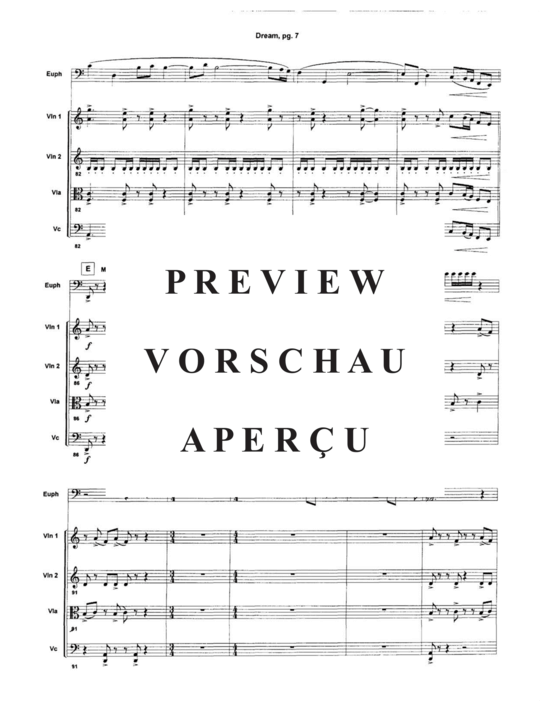 Produktgalerie: Seite 9 von 21 Dream , , (Quintett für Euphonium + Streicherquartett)