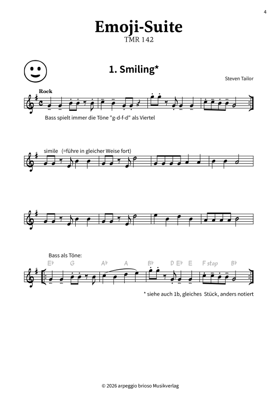 Product gallery: Page 1 of 11 Die Emoji-Suite - Smileys als Melodien für Altsaxophon, , Alto Saxophone In E-Flat, Solo