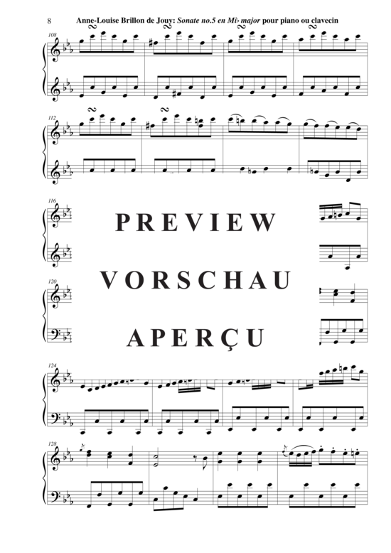 Product gallery: Page 9 of 22 Sonata no. 5 in Eb major , Horvath, Nicolas, Piano Solo