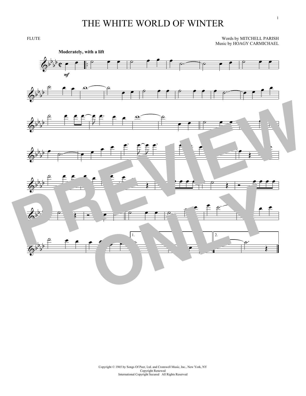 Product gallery: Page 1 of 1 The White World Of Winter, Hoagy Carmichael