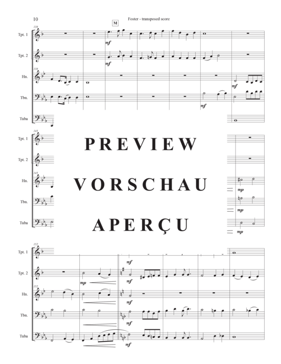 Produktgalerie: Seite 13 von 21 Tribute to Stephen Foster , , (Blechbläserquintett)