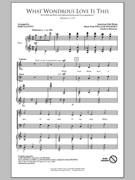 Produktbild zu: What Wondrous Love Is This