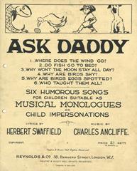 cover: Who Taught Them All, Charles Ancliffe, Gesang, Klavier