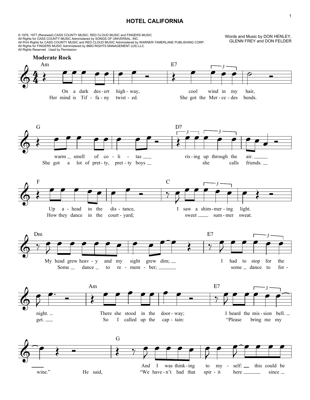 Produktgalerie: Seite 1 von 1 Hotel California, Eagles