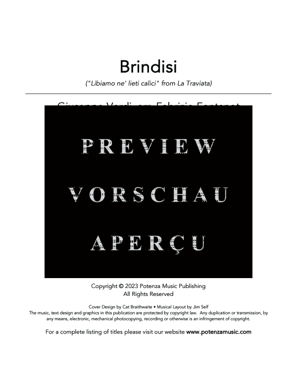 gallery: Brindisi (Drinking Song), , (horn in F and piano)