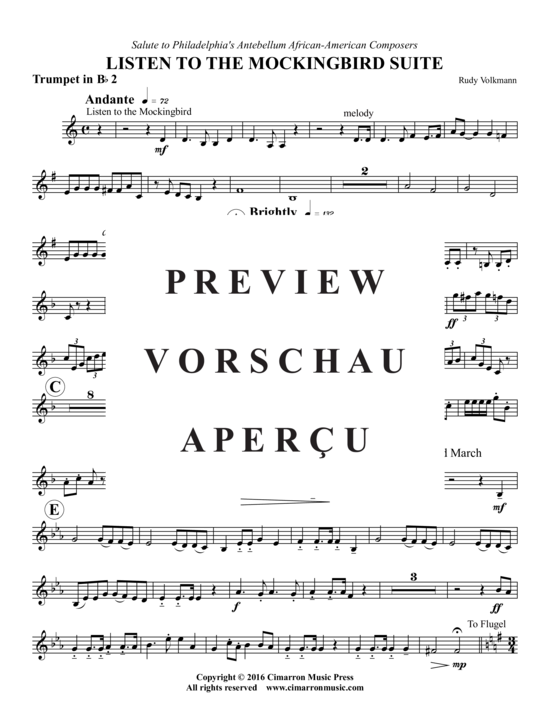 Produktgalerie: Seite 20 von 21 Listen to the Mockingbird Suite , , (Blechbläserquintett)