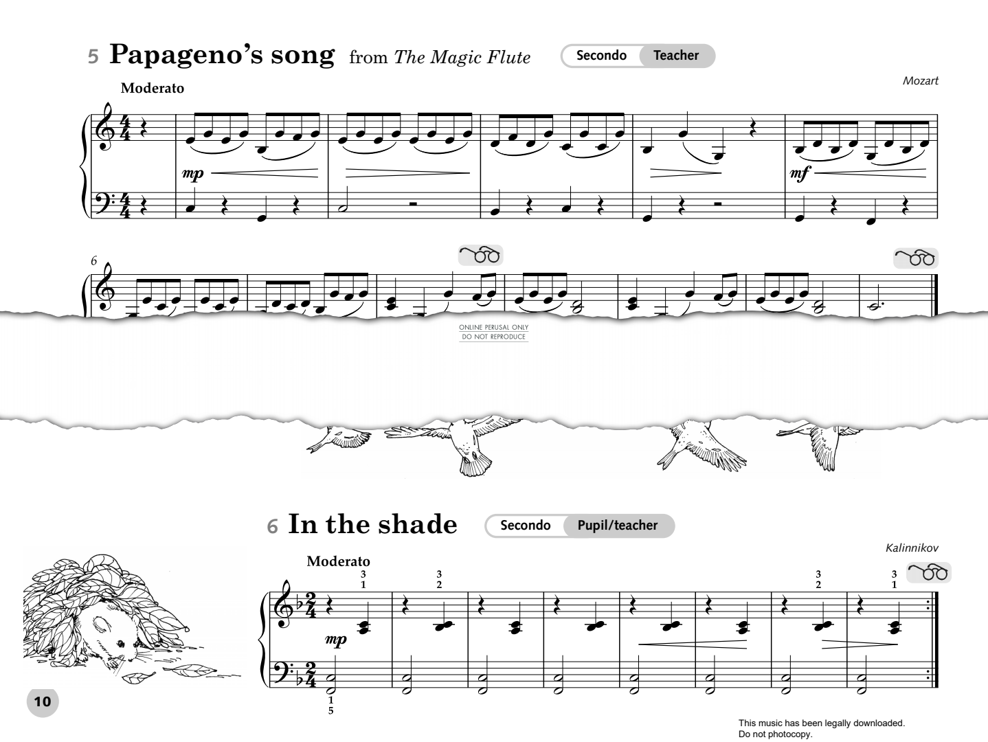 gallery: Papageno's Song (from 'The Magic Flute'), Wolfgang Amadeus Mozart