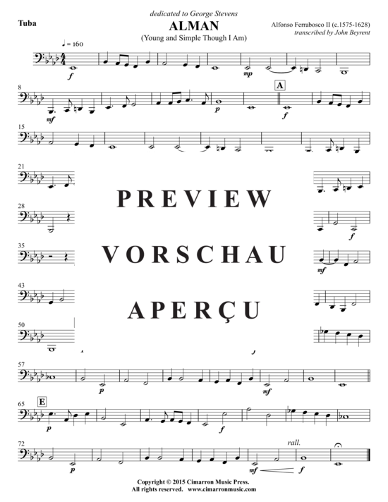 Produktgalerie: Seite 10 von 10 Alman (Young and Simple Though I Am) , ,  (Blechbläserquintett)