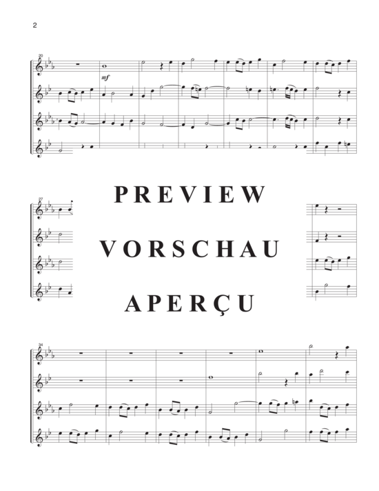 gallery: Fuga VII , , (Saxophonquartett SATB)