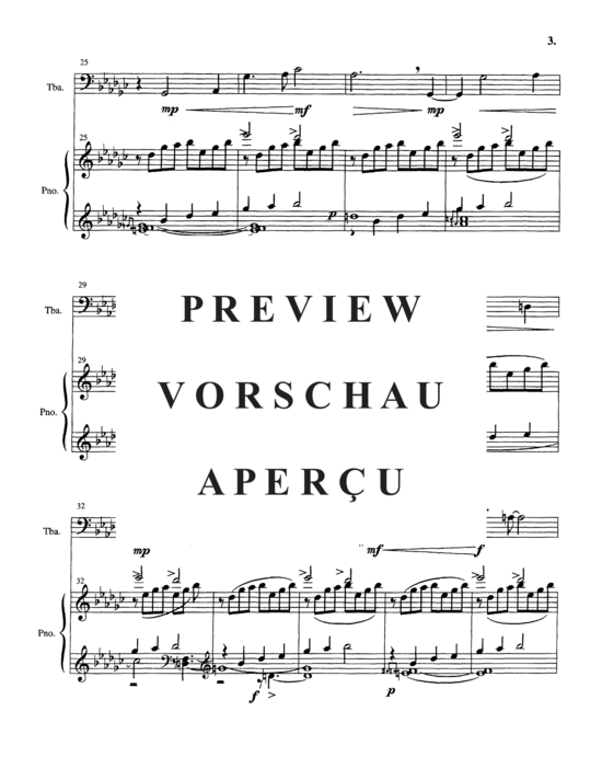 Produktgalerie: Seite 7 von 21 Deep Calls to Deep (At the Thunder of Your Waterspouts) , , Tuba und Klavier