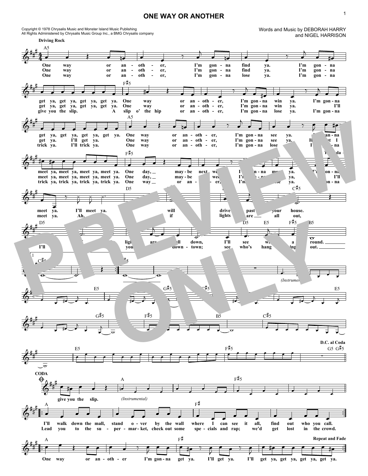 Produktbild zu: One Way Or Another