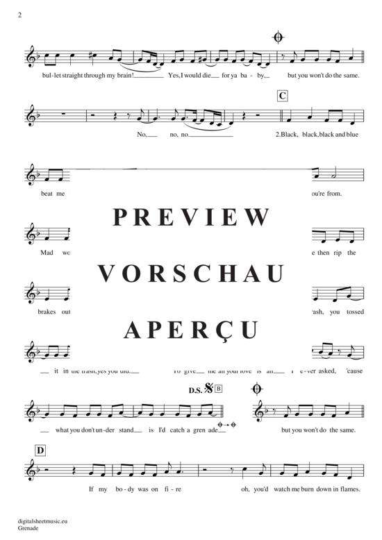 Produktgalerie: Seite 3 von 4 Grenade , Mars, Bruno, (Oboe / Fagott)