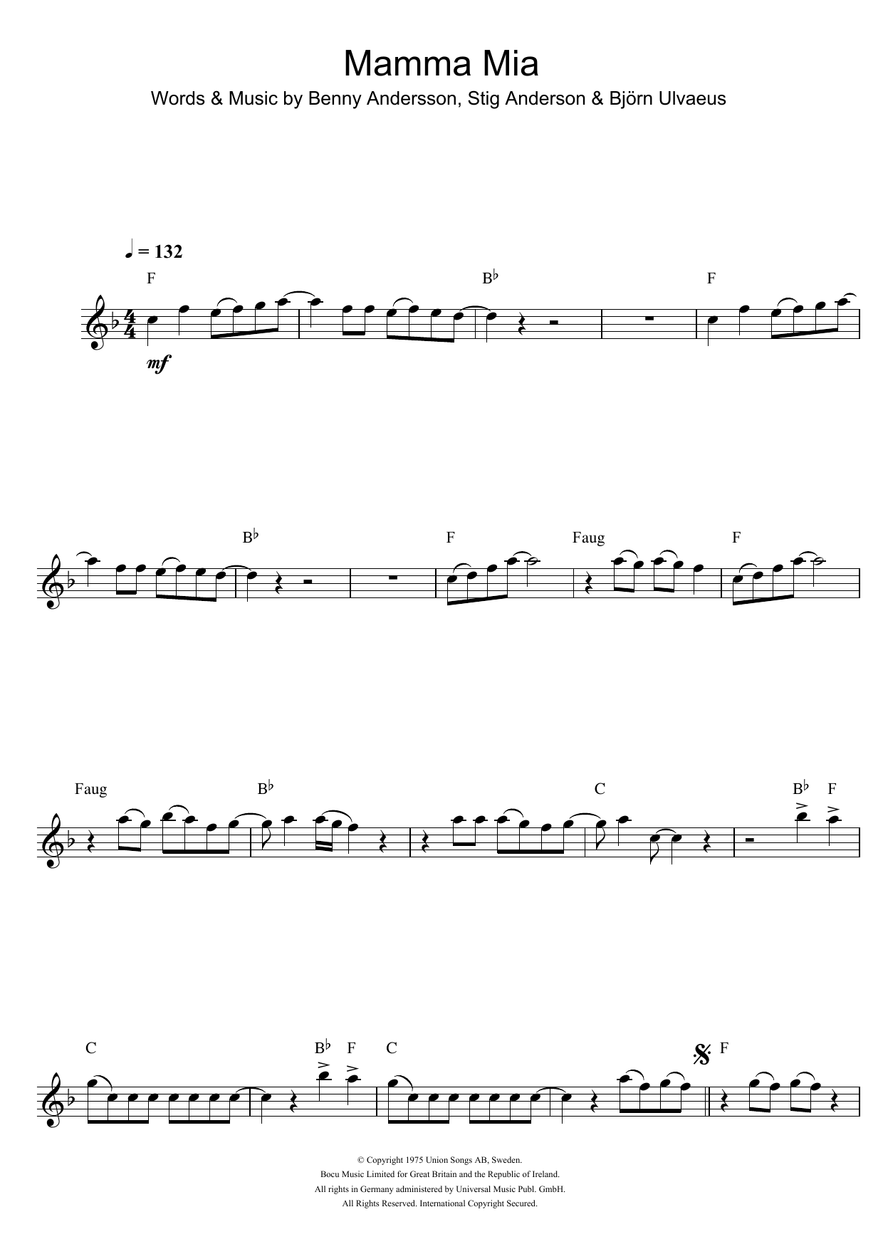 Product gallery: Page 1 of 1 Mamma Mia, ABBA