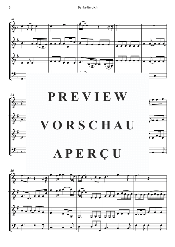 Produktgalerie: Seite 7 von 11 Danke für dich, Helene Fischer, (Holzbläser Quartett)