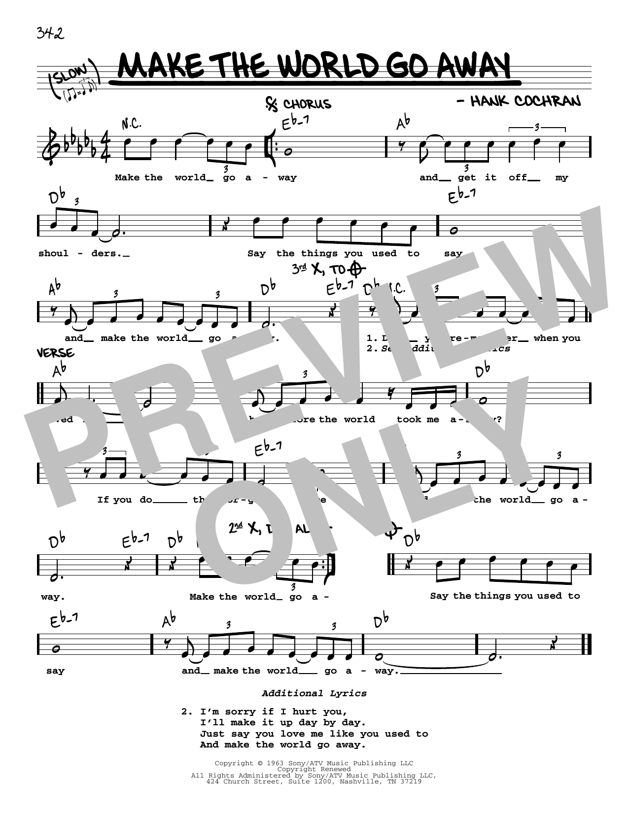 Produktbild zu: Make The World Go Away