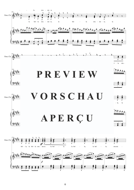 Produktgalerie: Seite 7 von 11 I Lombardi - (Act 2-VI) La bella straniera, , Frauenchor und Klavier