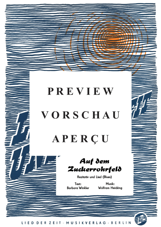 Product gallery: Page 2 of 7 Auf dem Zuckerrohrfeld , , Piano and Voice