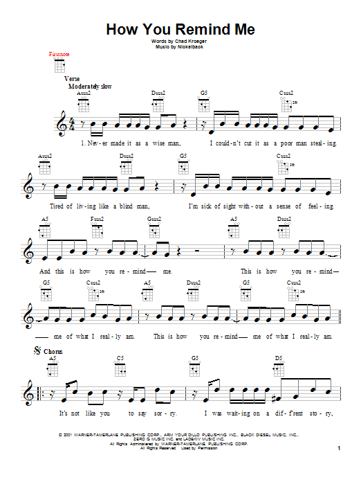Product gallery: Page 1 of 1 How You Remind Me, Nickelback