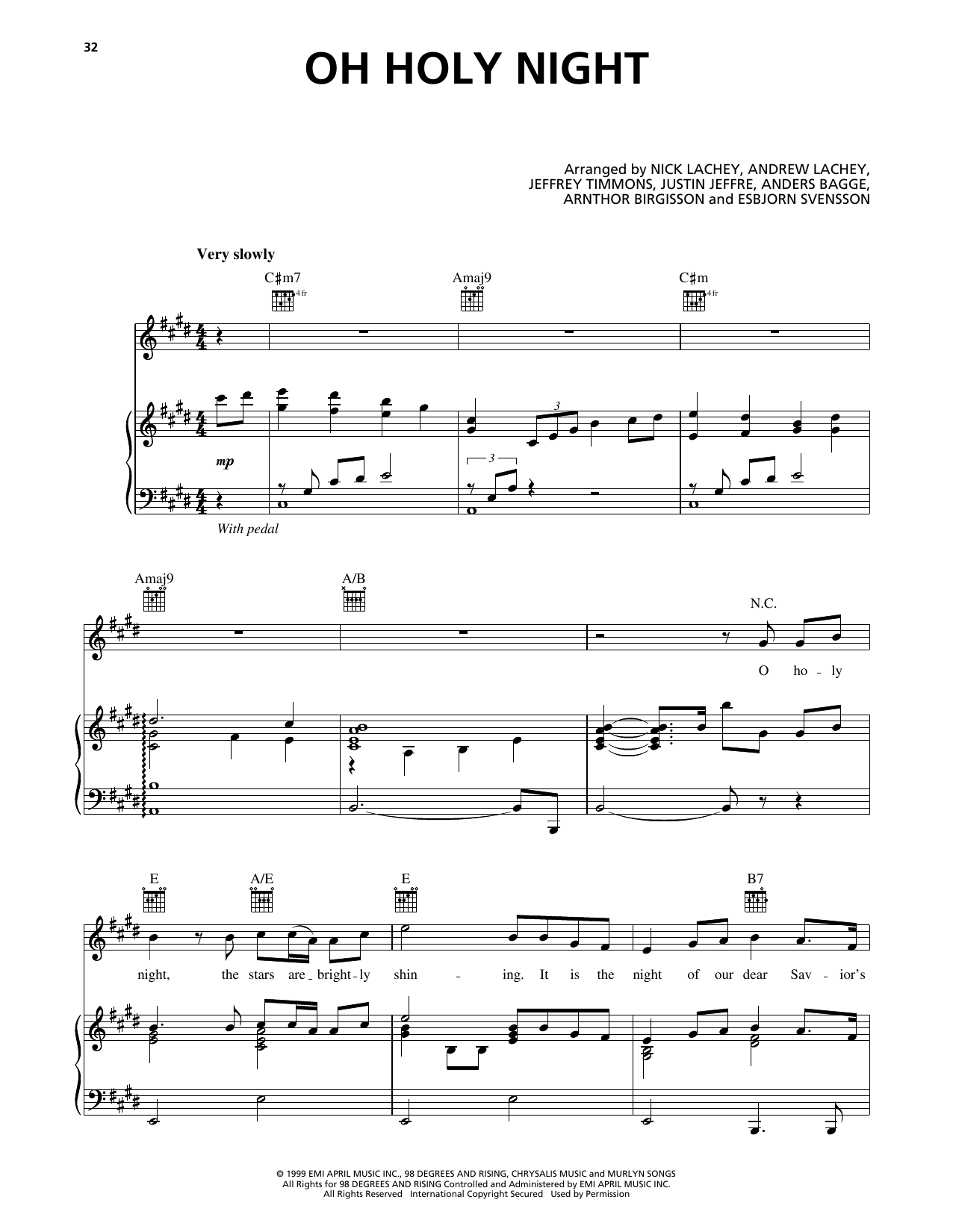 Product gallery: Page 1 of 1 Oh Holy Night, 98º
