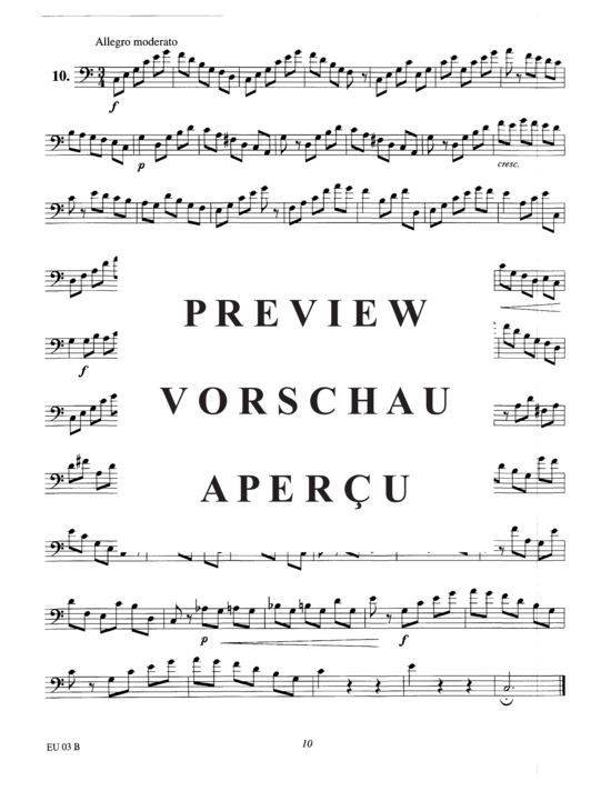 Product gallery: Page 13 of 21 Etudes for Euphonium, Vol. 3 , , (Euphonium Solo)