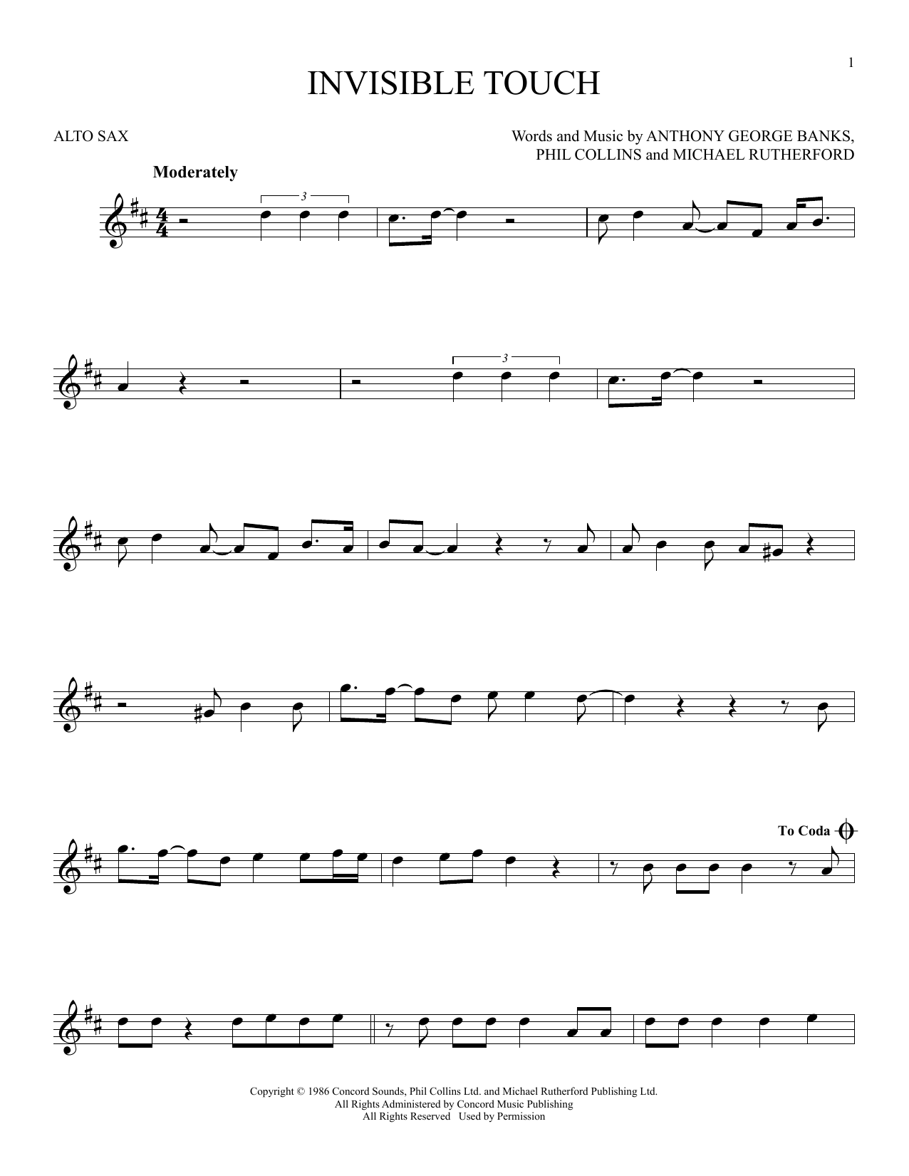 Product gallery: Page 1 of 1 Invisible Touch, Genesis