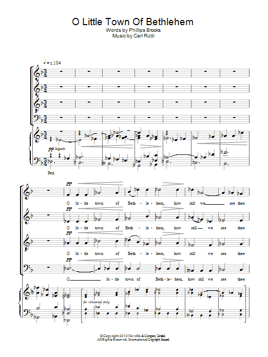 Produktbild zu: O Little Town Of Bethlehem