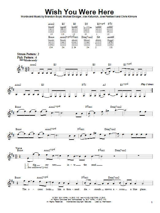 Product gallery: Page 1 of 1 Wish You Were Here, Incubus