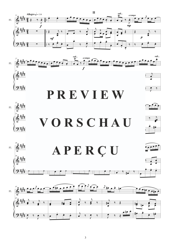 Product gallery: Page 4 of 11 Flöten Sonate E-Dur BWV 1035, , Flöte und Cembalo/Klavier