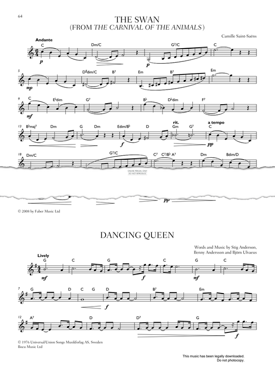 Produktgalerie: Seite 1 von 1 Dancing Queen, ABBA, Trompete