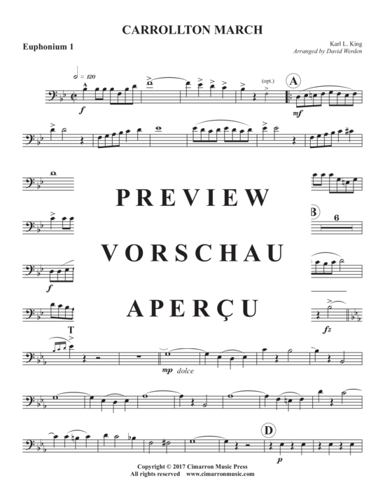 Product gallery: Page 7 of 18 Carrollton March , , (Tuba Quartett EETT)