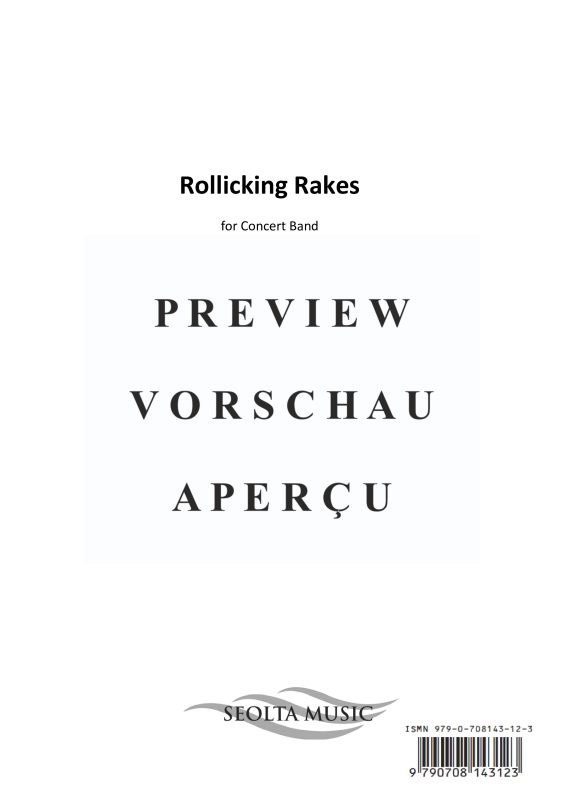 Produktgalerie: Seite 2 von 11 Rollicking Rakes, , Concert Band