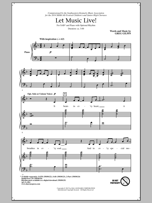 Produktbild zu: Let Music Live