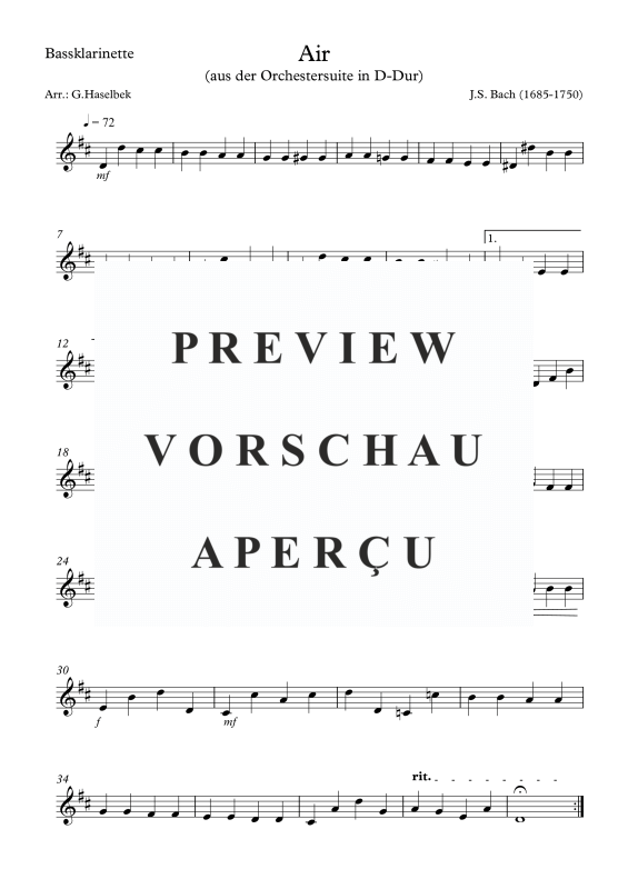 gallery: Air, , Clarinet Quartet 3x Clarinet In Bb and Bass Clarinet
