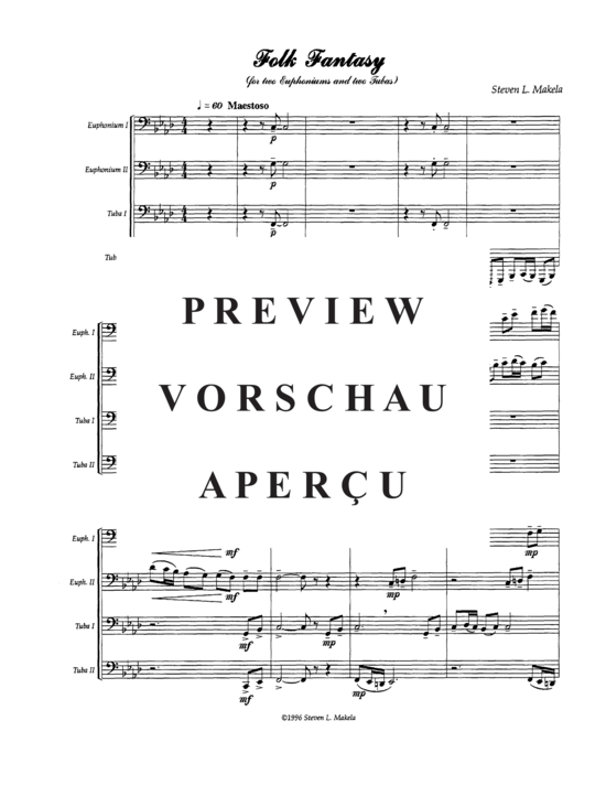 Product gallery: Page 4 of 16 Folk Fantasy , , (Tuba Quartett EETT)