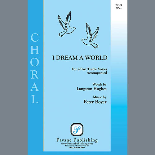 cover: I Dream A World, Peter Boyer