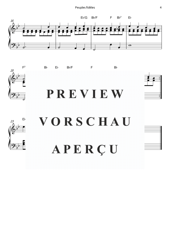 Produktgalerie: Seite 6 von 6 Peuples fidèles - Un classique intemporel de Noël, , Klavier Solo