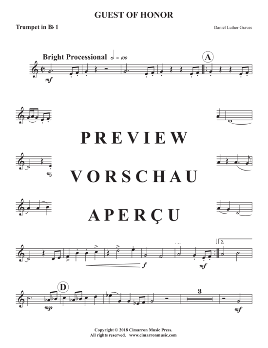 Product gallery: Page 7 of 16 Guest of Honor , , (Brass Quintet)