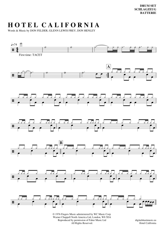 Product picture to: Hotel CaliforniaEagles